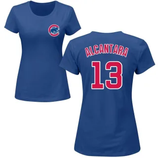 Women's Chicago Cubs Kevin Alcantara Royal Roster T-Shirt