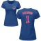 Women's Chicago Cubs Kosuke Fukudome Royal Roster T-Shirt