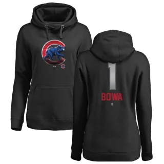 Women's Chicago Cubs Larry Bowa Black Branded Midnight Mascot Pullover Hoodie -