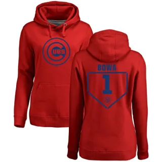 Women's Chicago Cubs Larry Bowa Red Branded RBI Pullover Hoodie -