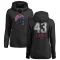 Women's Chicago Cubs Luke Little Black Branded Midnight Mascot Pullover Hoodie -