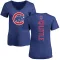 Women's Chicago Cubs Luke Little Royal Backer Slim Fit T-Shirt