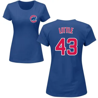 Women's Chicago Cubs Luke Little Royal Roster T-Shirt