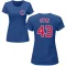 Women's Chicago Cubs Luke Little Royal Roster T-Shirt