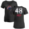 Women's Chicago Cubs Matthew Boyd Black Midnight Mascot V-Neck T-Shirt