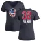 Women's Chicago Cubs Michael Fulmer Navy Name and Number Banner Wave V-Neck T-Shirt