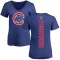 Women's Chicago Cubs Mickey Morandini Royal Backer Slim Fit T-Shirt