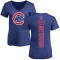 Women's Chicago Cubs Miles Mastrobuoni Royal Backer Slim Fit T-Shirt