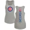 Women's Chicago Cubs Munenori Kawasaki Ash Backer Tank Top