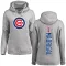 Women's Chicago Cubs Nick Madrigal Ash Backer Pullover Hoodie