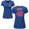 Women's Chicago Cubs P.J. Higgins Royal Roster T-Shirt