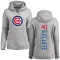 Women's Chicago Cubs Rick Sutcliffe Ash Backer Pullover Hoodie