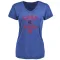 Women's Chicago Cubs Trey Mancini Royal Base Runner T-Shirt