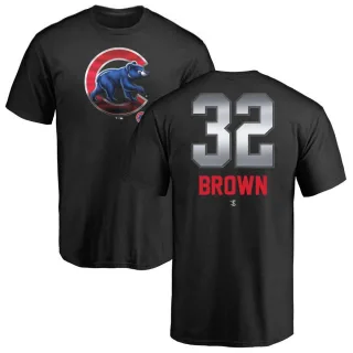 Youth Chicago Cubs Ben Brown Black Midnight Mascot T-Shirt