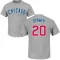 Youth Chicago Cubs Bob Dernier Gray Roster T-Shirt