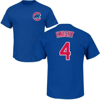 Youth Chicago Cubs Caleb Knight Royal Roster T-Shirt