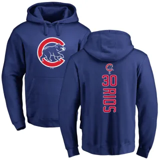 Youth Chicago Cubs Edwin Rios Royal Backer Pullover Hoodie