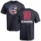 Youth Chicago Cubs Frank Schwindel Navy Name and Number Banner Wave T-Shirt