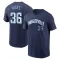 Youth Chicago Cubs Jordan Wicks Navy City Connect T-Shirt