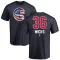 Youth Chicago Cubs Jordan Wicks Navy Name and Number Banner Wave T-Shirt