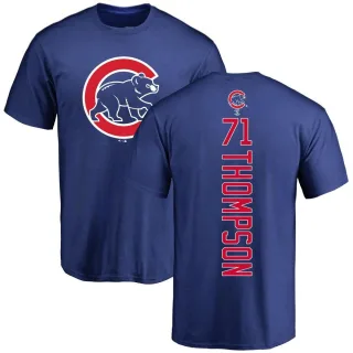 Youth Chicago Cubs Keegan Thompson Royal Backer T-Shirt