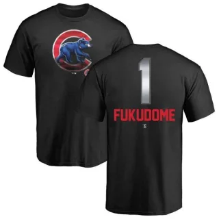 Youth Chicago Cubs Kosuke Fukudome Black Midnight Mascot T-Shirt