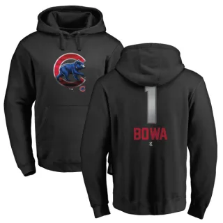 Youth Chicago Cubs Larry Bowa Black Branded Midnight Mascot Pullover Hoodie -