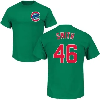 Youth Chicago Cubs Lee Smith Green St. Patrick's Day Roster T-Shirt