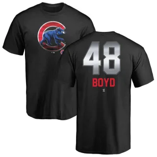 Youth Chicago Cubs Matthew Boyd Black Midnight Mascot T-Shirt