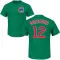 Youth Chicago Cubs Mickey Morandini Green St. Patrick's Day Roster T-Shirt