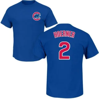 Youth Chicago Cubs Nico Hoerner Royal Roster T-Shirt