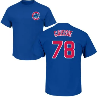 Youth Chicago Cubs Owen Caissie Royal Roster T-Shirt