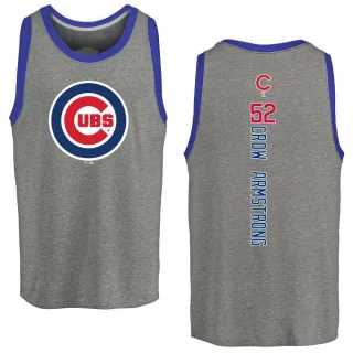 Youth Chicago Cubs Pete Crow-Armstrong Ash Backer Tank Top