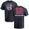 Youth Chicago Cubs Pete Crow-Armstrong Navy Name and Number Banner Wave T-Shirt