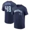 Youth Chicago Cubs P.J. Higgins Navy City Connect T-Shirt